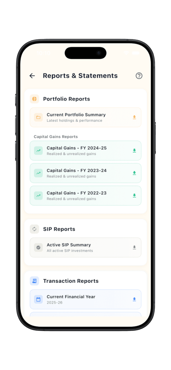 Reports & Statements